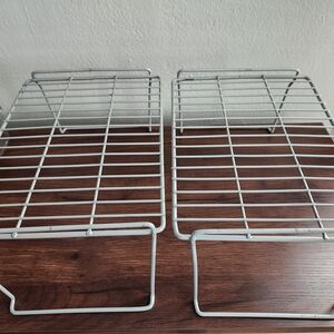 Set of Two Metal Wire Racks